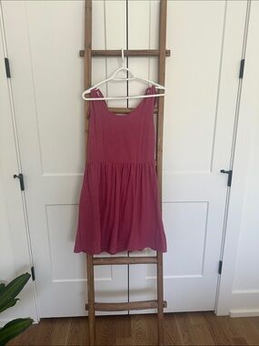 Sleeveless Casual Summer Dress in Dusty Rose